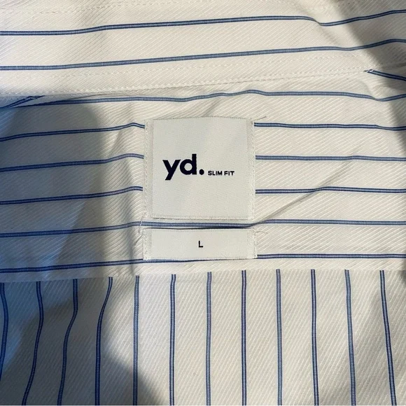 YD - Portland stripe slim dress shirt - Brand new / size Large - Picture 7 of 8